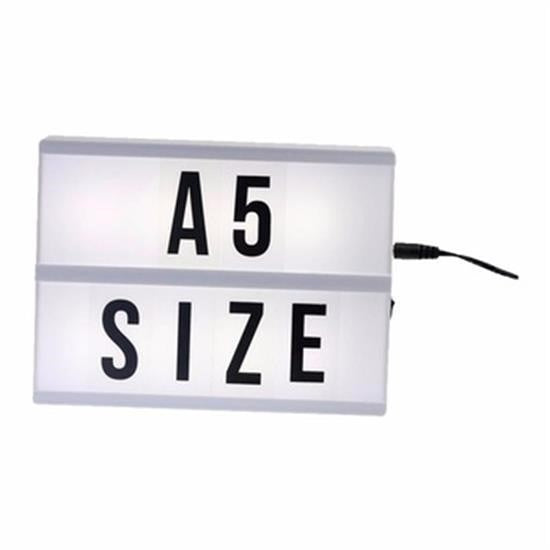 BUFFER® Sinematik Lightbox Dekorasyon Aydınlatma Aksesuarları (A5 Boyut)