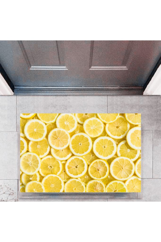 Kapı Önü Paspası Dekoratif Dijital Baskı Limon P-2327 - UcuzaGeliyor
