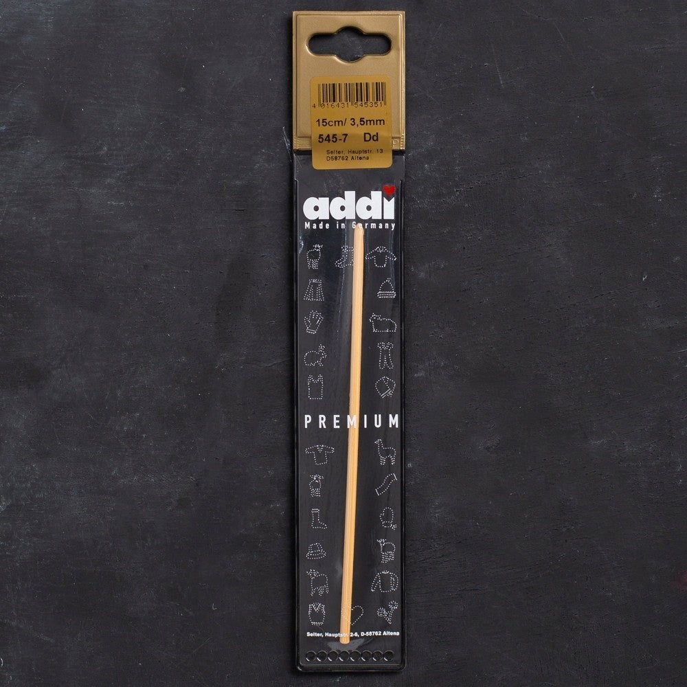 Addi Bambus 3,5mm 15cm Bambu Yün Tığ - 545-7 - UcuzaGeliyor