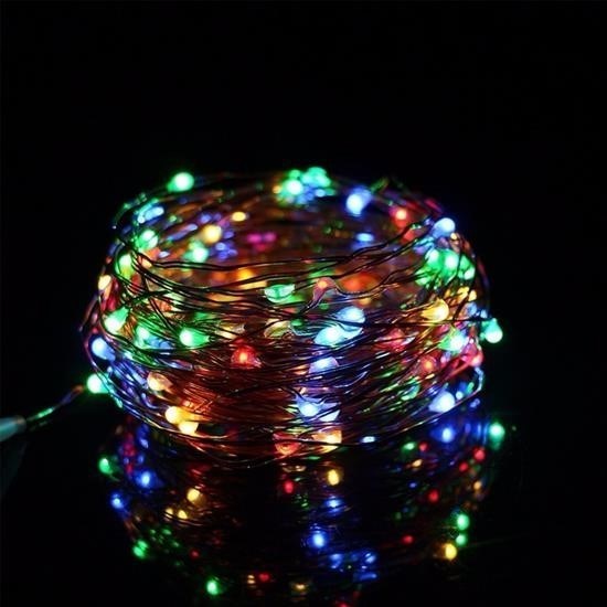 BUFFER® Pilli Dekoratif Peri Led Işık 3 Metre (RGB) Gaming Aydınlatma - UcuzaGeliyor