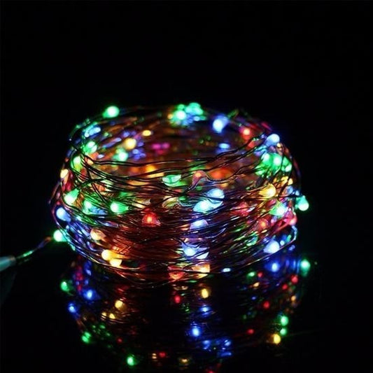 BUFFER® Pilli Dekoratif Peri Led Işık 3 Metre (RGB) Gaming Aydınlatma - UcuzaGeliyor