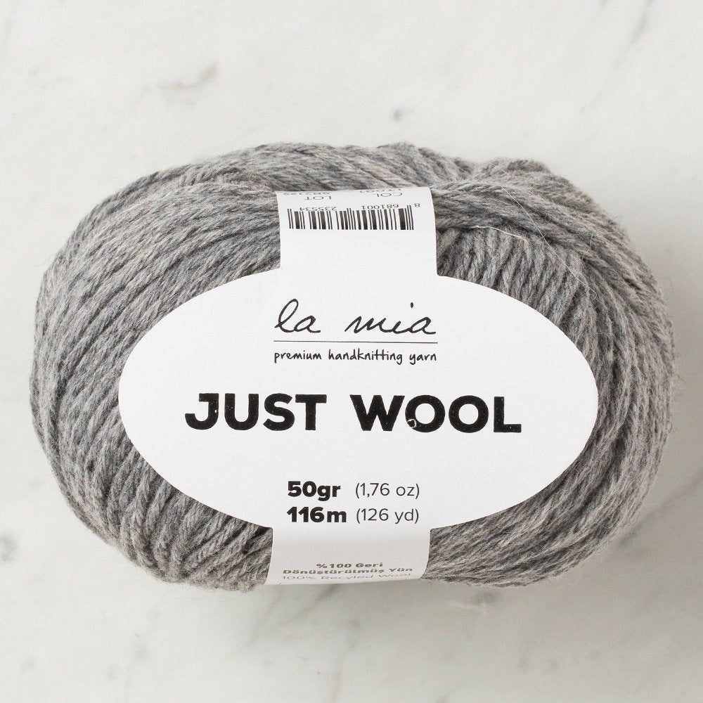 La Mia Just Wool Gri El Örgü İpi - LT001 - 33843 - UcuzaGeliyor