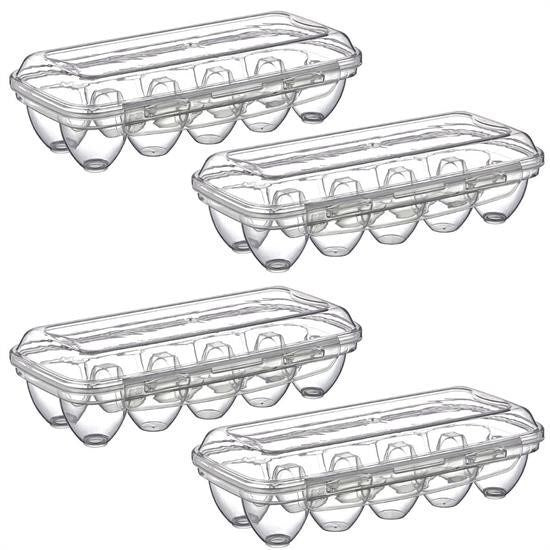 GENEL® 10 Bölmeli Kilitli Kapaklı Yumurtalık Saklama Kutusu YU110