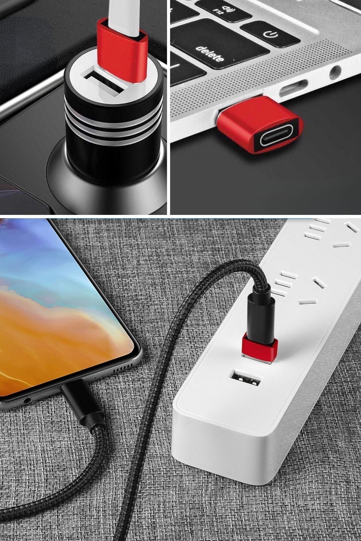 BUFFER® USB'den TYPE-C 'ye Dönüştürücü Adaptör Veri Aktarımı Sağlayıcı Şarj Data Çevirici