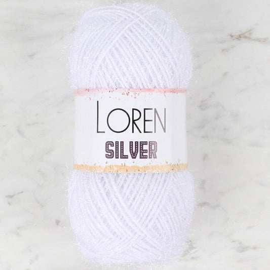 Loren Silver optik Beyaz El Örgü İpi - RS-Optik - 34068 - UcuzaGeliyor