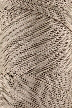 Ribbon Polyester 4 mm Bej - UcuzaGeliyor