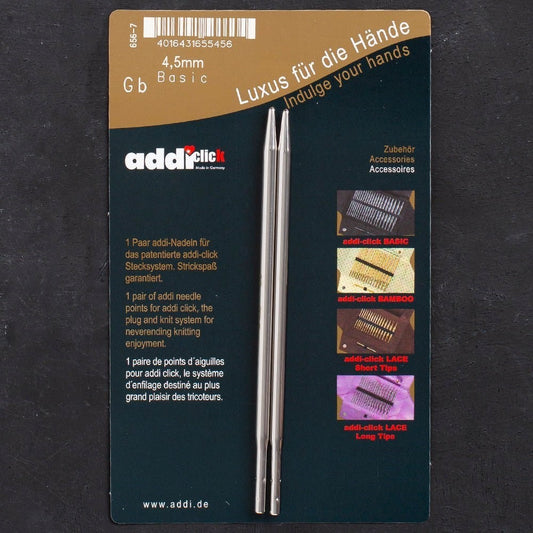 Addi Click Basic 4,5mm Misinalı Şiş Ucu - 656-2 - UcuzaGeliyor