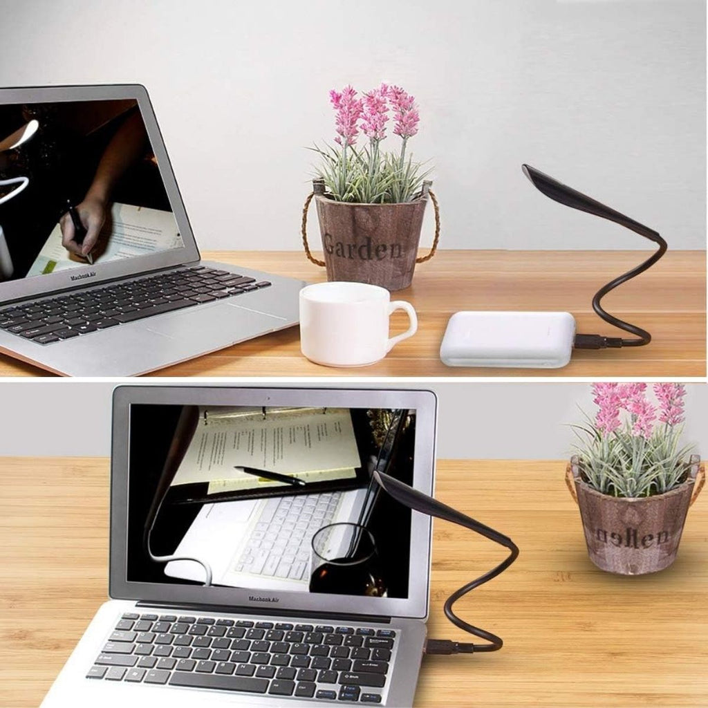 GENEL® USB Girişli 14 Ledli 3 Kademeli Dokunmatik Masa/Kitap Okuma Lambası Ledi Siyah