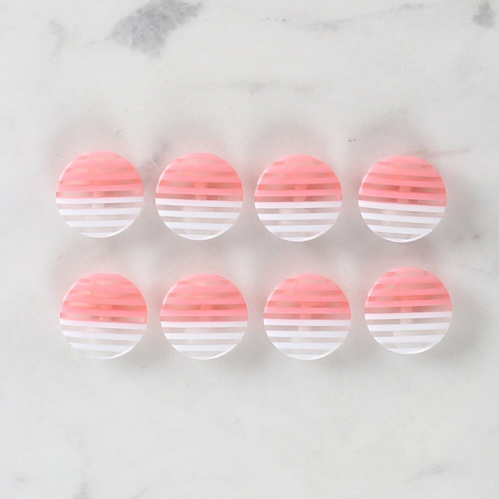 Loren Crafts 8'li Desenli Düğme - 1094