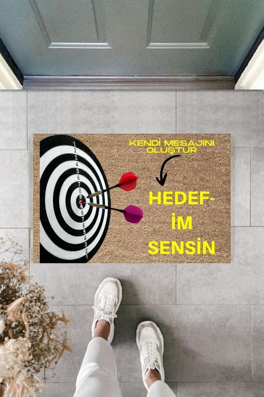 Dijital Baskı Kişiye Özel İç Kapı Dekorasyon Paspas  PS11285 - UcuzaGeliyor