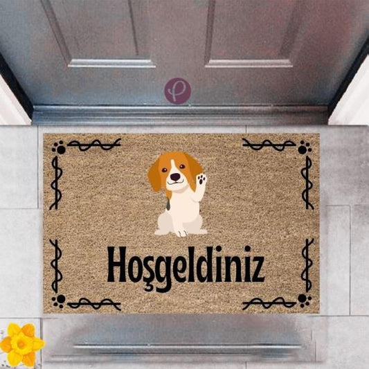 Kapı Önü Paspası Dekoratif Dijital Baskı Hoşgeldiniz P-2417 - UcuzaGeliyor
