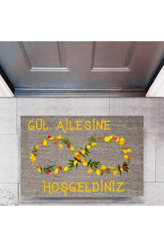 Kapı Önü Paspası Dekoratif Dijital Baskı Kişiye Özel P-2452 - UcuzaGeliyor