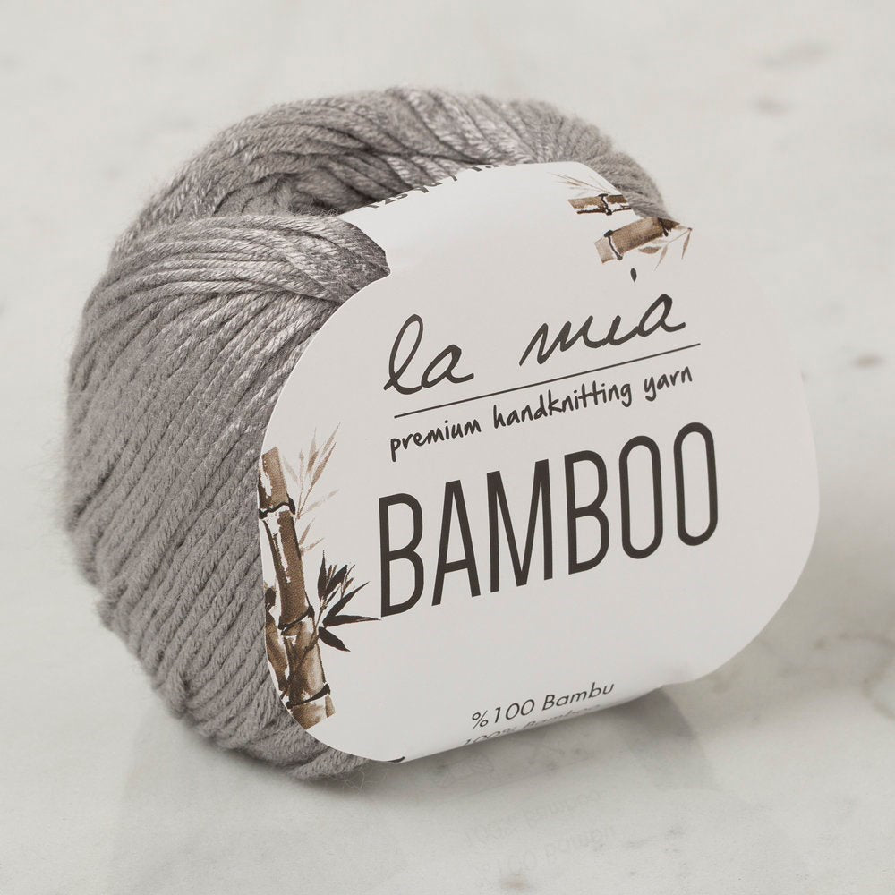 La Mia Bamboo Gri El Örgü İpi - L031 - 33860 - UcuzaGeliyor