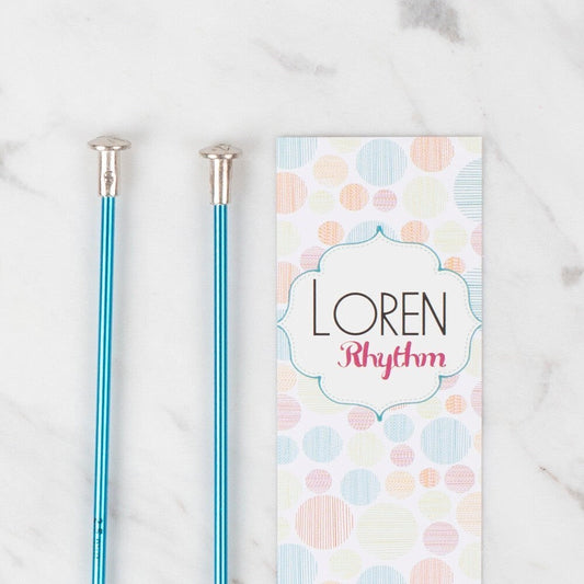 Loren Rythm 2,5mm Mavi Renkli Metal Örgü Şişi - UcuzaGeliyor