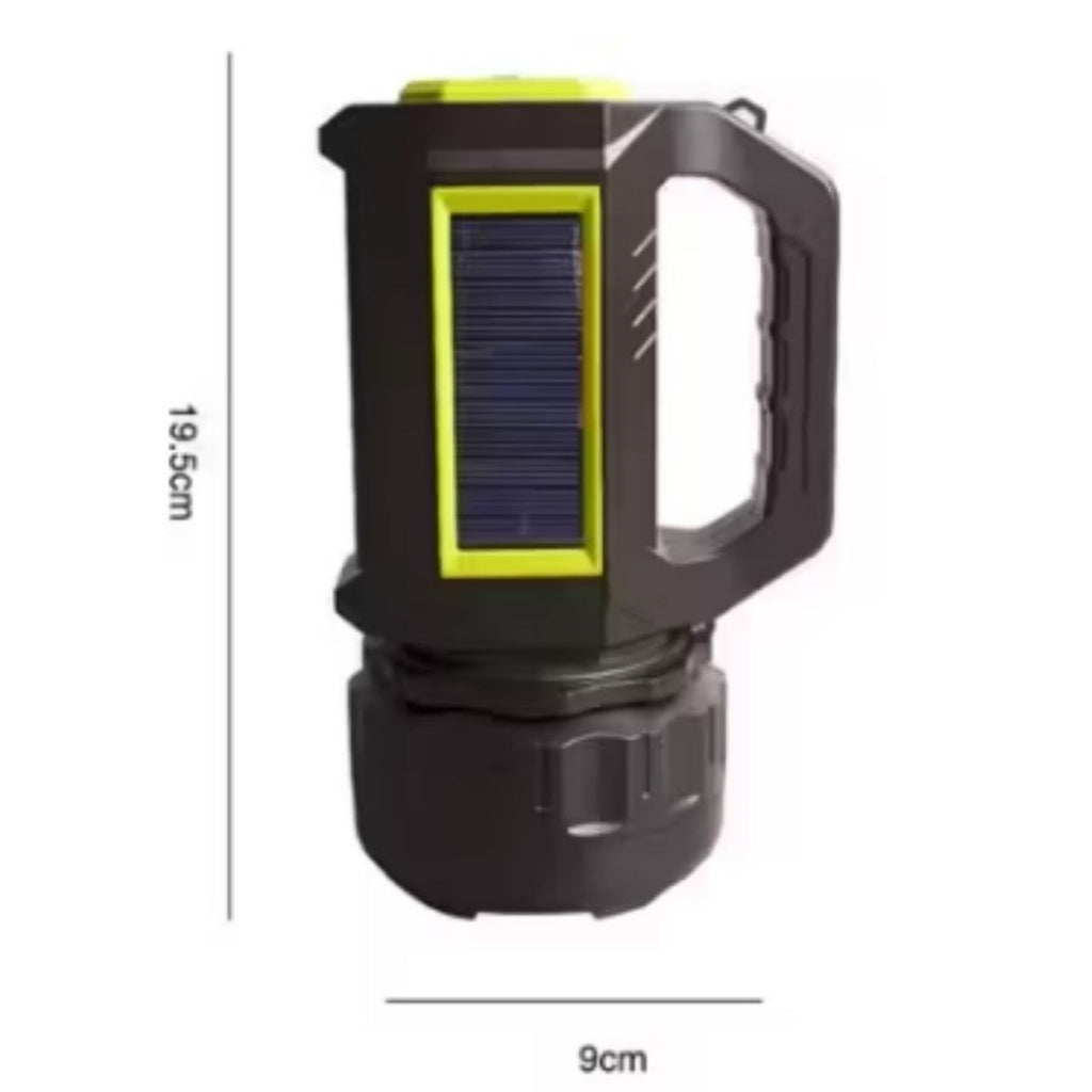 GENEL®  Şarjlı LED El Feneri 10W Taşınabilir Acil Durum Lambası USB Şarjlı & Yan COB Işıklı