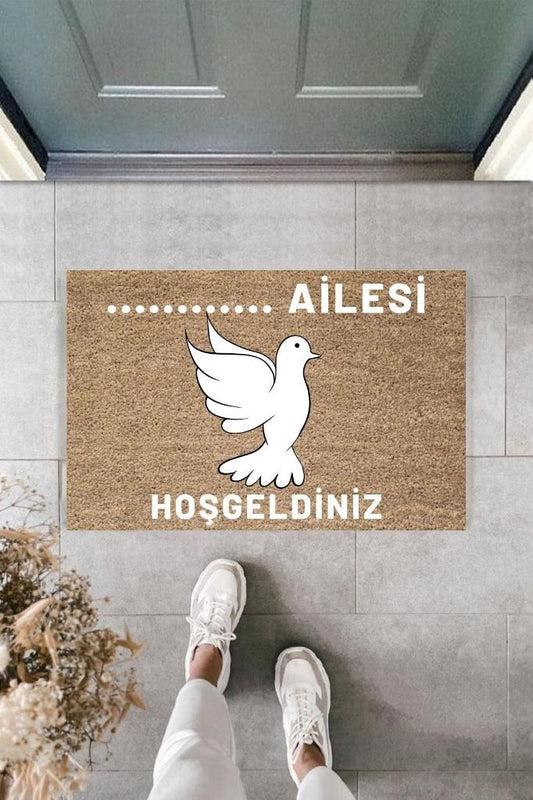 Dijital Baskı Kişiye Özel İç Kapı Dekorasyon Paspas  PS11279 - UcuzaGeliyor