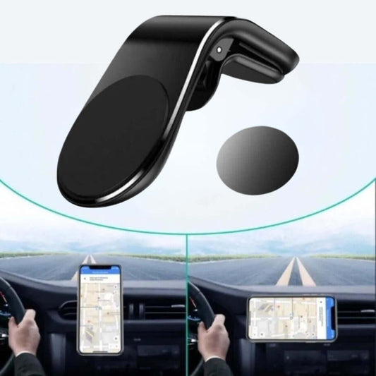 BUFFER ® Havalanndırma Izgarasına Takılabilen Mandallı Mıknatıslı Oto Araç Içi Manyetik Telefon Tutucu - UcuzaGeliyor