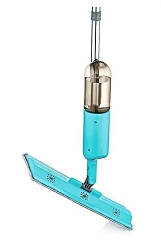 GENEL® Döner Başlıklı Spreyli Mop Parke Ahşap Fayans Temizleyici Su Hazneli Sihirli Paspas - UcuzaGeliyor