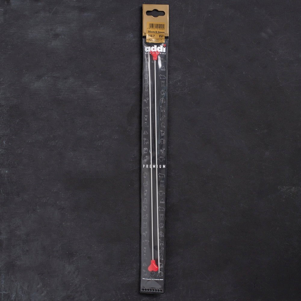 Addi 2mm 35cm Klasik Alüminyum Hızlı Örgü Şişi - 2 - UcuzaGeliyor