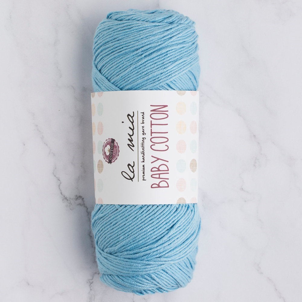 La Mia Baby Cotton Mavi El Örgü İpi - L041 - 33640 - UcuzaGeliyor