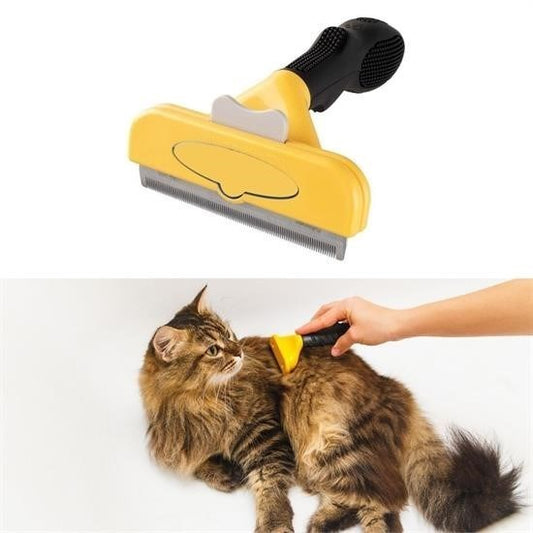 BUFFER® Kedi ve Köpekler İçin Kısa Tüylü Köpek Tarağı Tüy Toplayıcı Tarak Large - UcuzaGeliyor