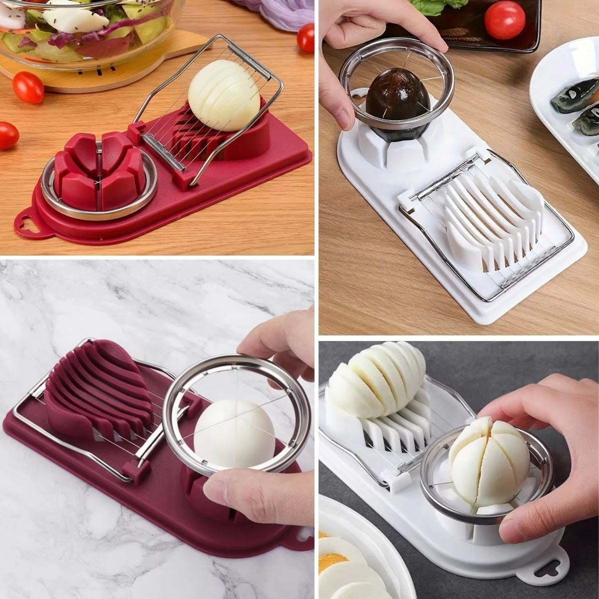 GENEL® Çok Fonksiyonlu Eşit Yumurta ,Meyve Dilimleyici Kesici Aparat