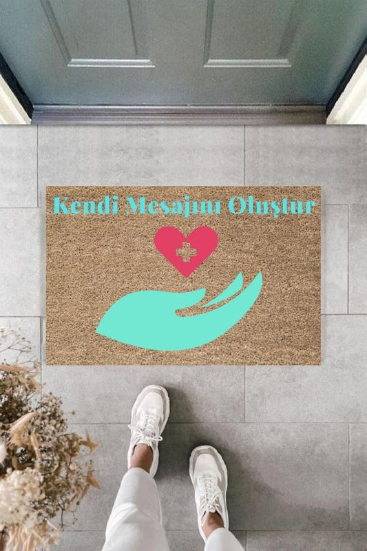 Dijital Baskı Kişiye Özel İç Kapı Dekorasyon Paspas  PS11213 - UcuzaGeliyor