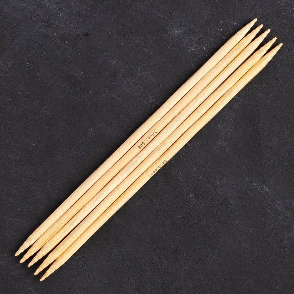 Addi Bambus 5mm 20cm Bambu Çorap Şişi - 501-7 - UcuzaGeliyor