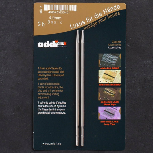 Addi Click Basic 4mm Misinalı Şiş Ucu - 656-2 - UcuzaGeliyor