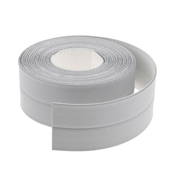 BUFFER® Gri Su Sızdırmaz  Banyo Mutfak Lavabo Küvet İzolasyon Şerit Bant - UcuzaGeliyor