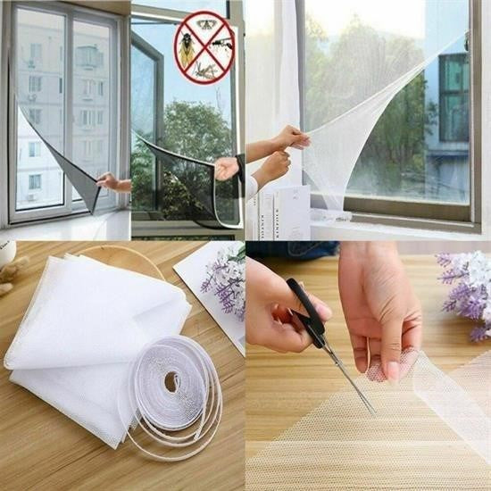 GENEL® Tüm Cam Pencere Kapılara Uyumlu Çift Kanat Pencere Sinekliği