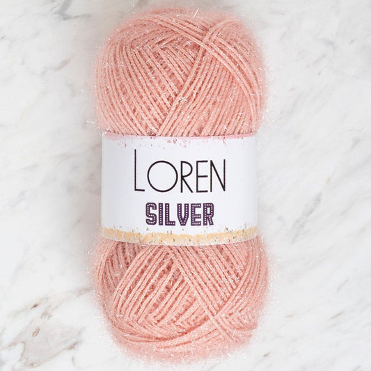 Loren Silver Pudra Pembe El Örgü İpi - RS0040 - 34079 - UcuzaGeliyor