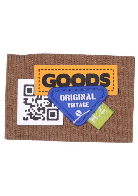 Aplike Ütü İle Yapışan Goods Yazılı Arma 4x4 cm - UcuzaGeliyor