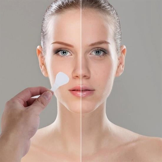 BUFFER® 40 Adet Lastikli Yüz Kaş Göz Boyun Gerdirme Kaldırma Bantları