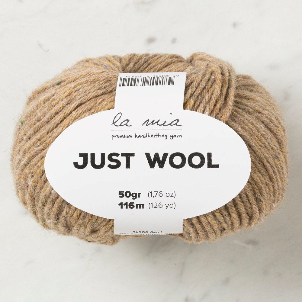 La Mia Just Wool Açık Kahverengi El Örgü İpi - LT014 - 33830 - UcuzaGeliyor