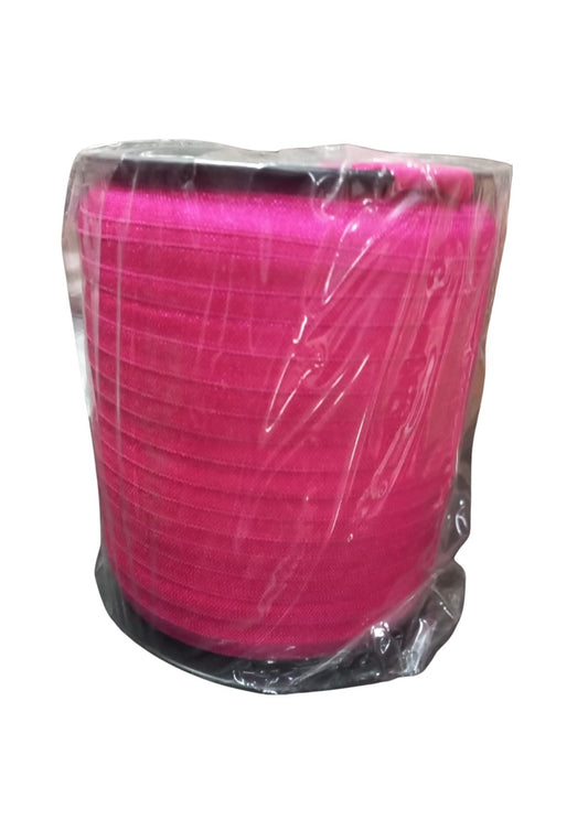 Çamaşır Lastiği Düz 1 cm  75 Metre 1 Top Fuşya - UcuzaGeliyor