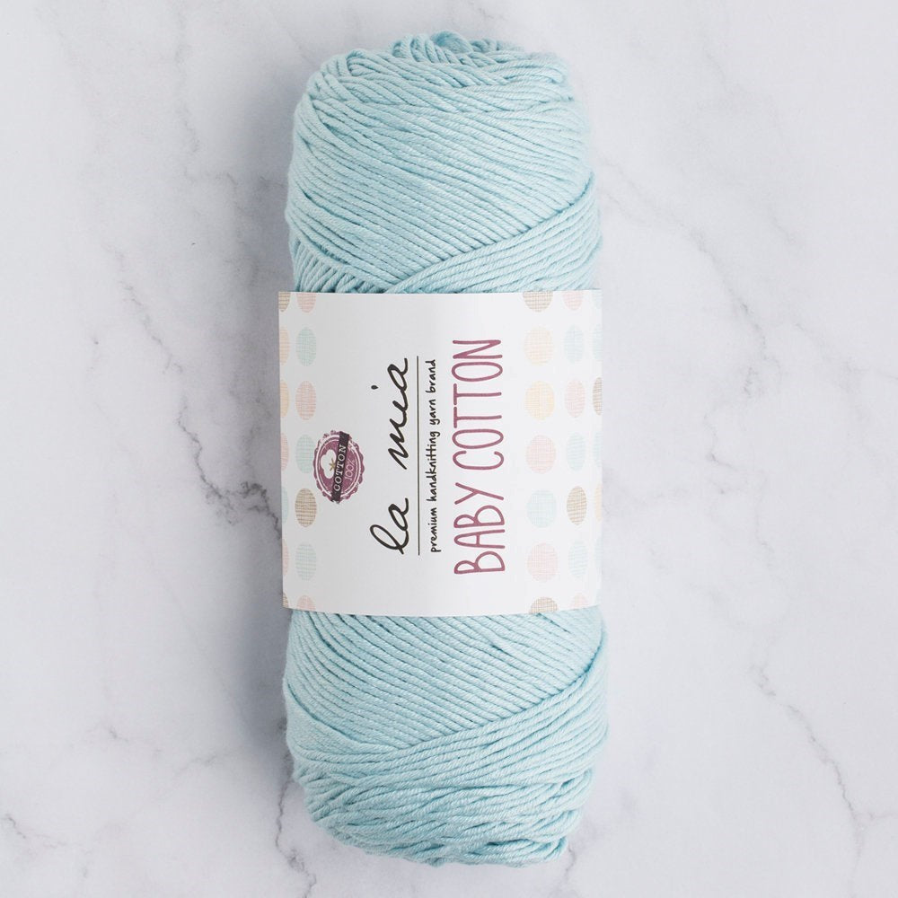 La Mia Baby Cotton Açık Mavi El Örgü İpi - L036 - 33625 - UcuzaGeliyor