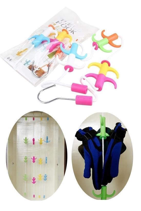 BUFFER® Dolap İçi Düzenleyici Askı Elbise Giysi Organizer Sihirli Askılık