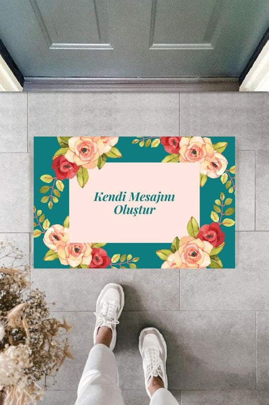 Dijital Baskı Kişiye Özel İç Kapı Dekorasyon Paspas  PS11286 - UcuzaGeliyor