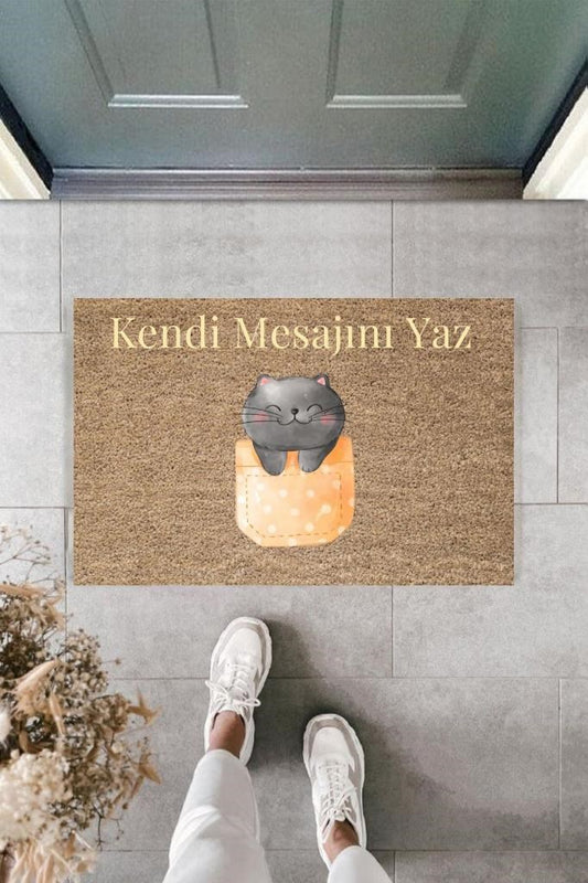 Dijital Baskı Kişiye Özel İç Kapı Dekorasyon Paspas  PS11197 - UcuzaGeliyor