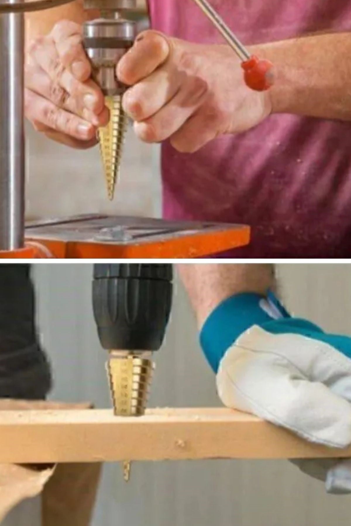 GENEL® 3 Parça Kademeli Matkap Ucu Paslanmaz Uç Alüminyum Sac Demir Delme Seti - UcuzaGeliyor