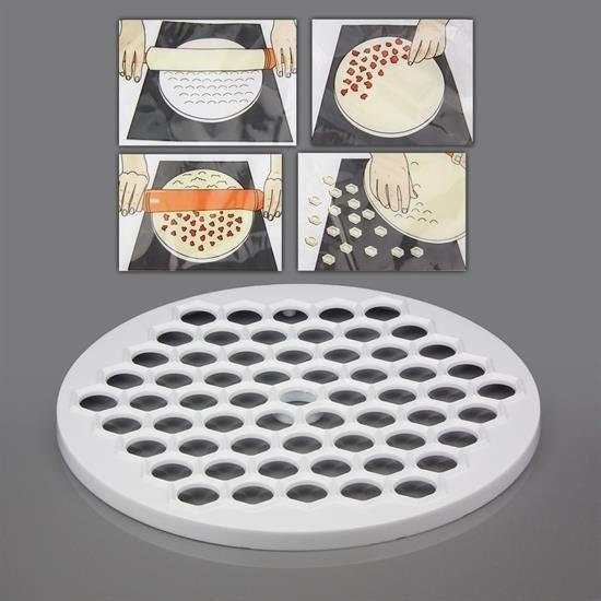 GENEL® 61 Bölmeli Petek Şekilli Pratik Mantı Kesici  Açma Kalıbı Mantımatik