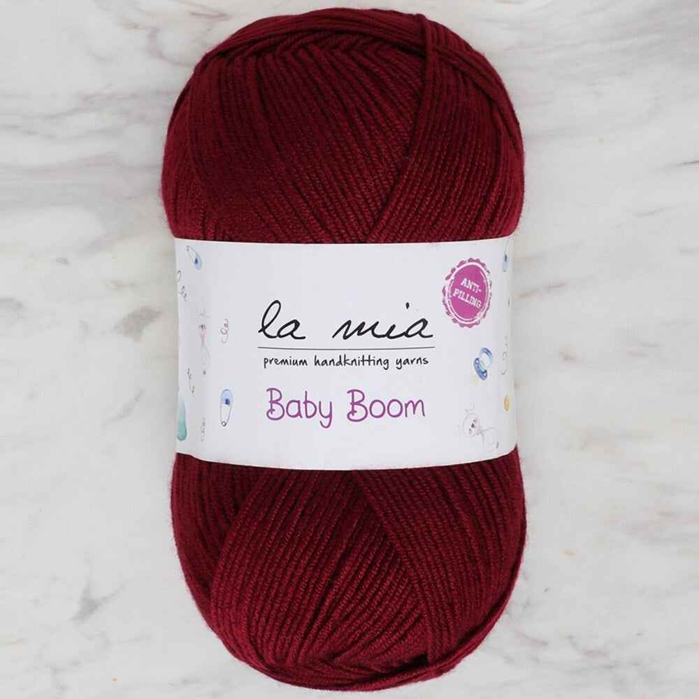 La Mia Baby Boom Bordo El Örgü İpi - 110 - 34453 - UcuzaGeliyor