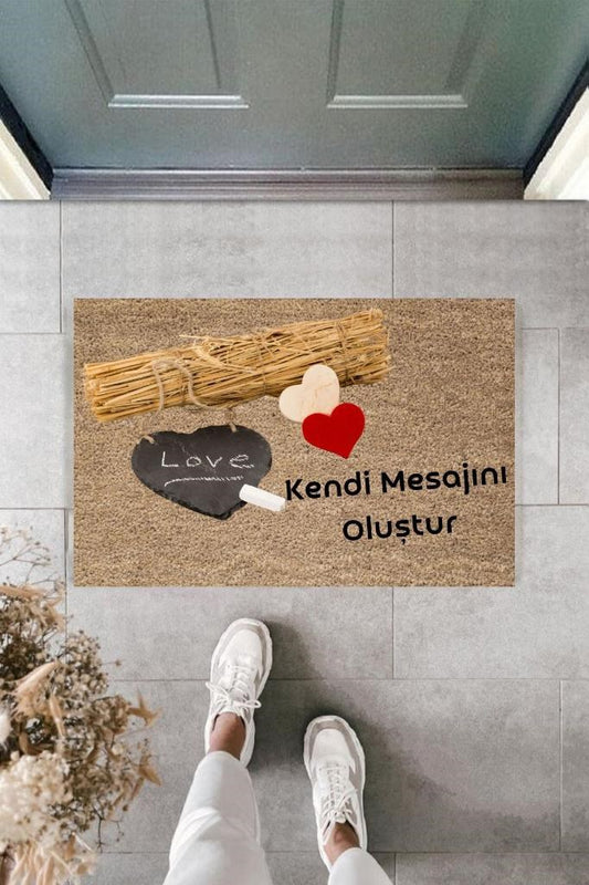 Dijital Baskı Kişiye Özel İç Kapı Dekorasyon Paspas  PS11248 - UcuzaGeliyor