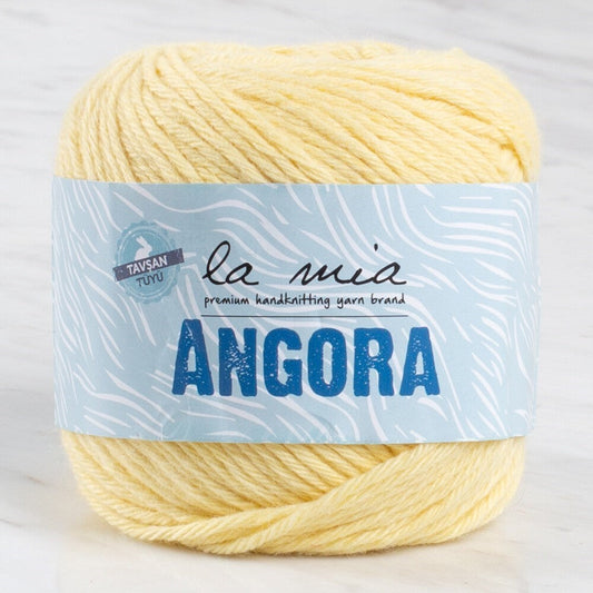 La Mia Angora 50gr Sarı El Örgü İpi - L124 - 33796 - UcuzaGeliyor