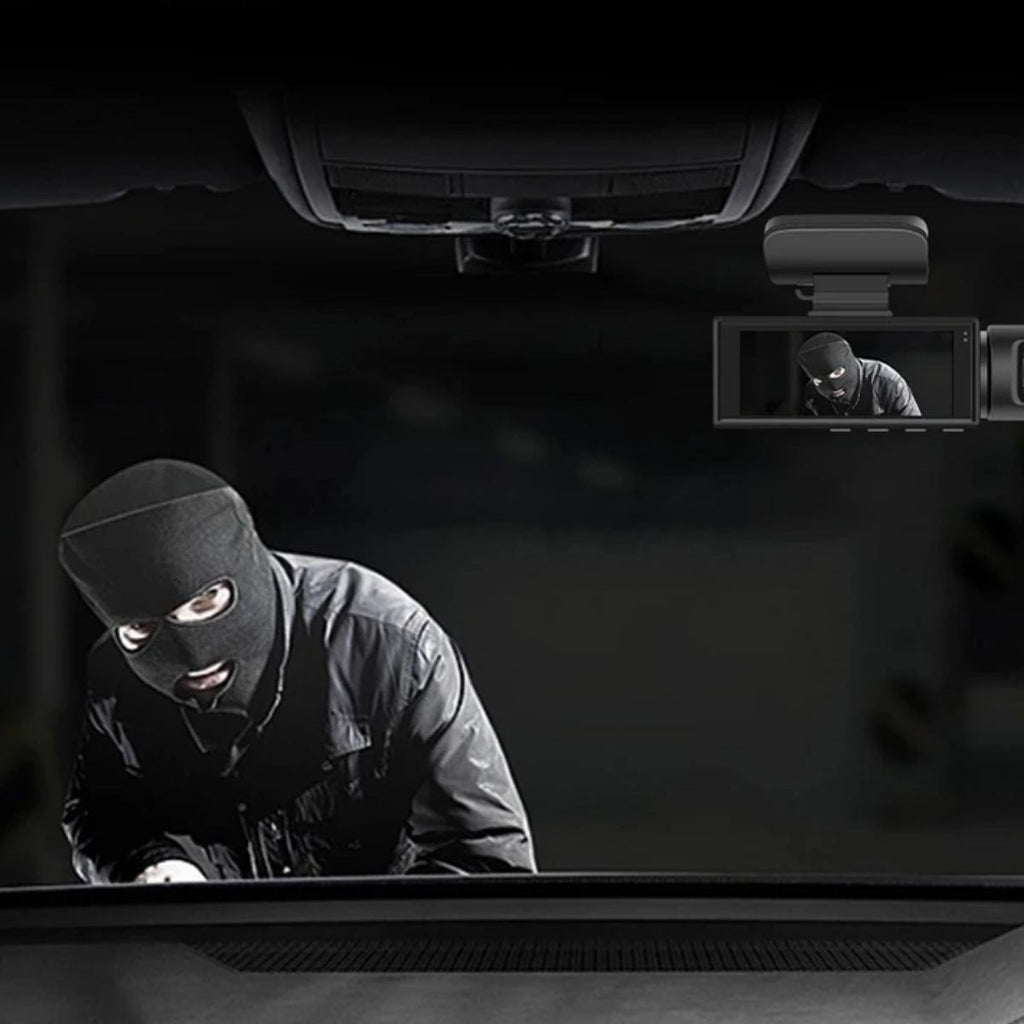 BUFFER®  WiFi Destekli Araç İçi & Dışı Çift Kameralı Dikiz Aynası Kamera