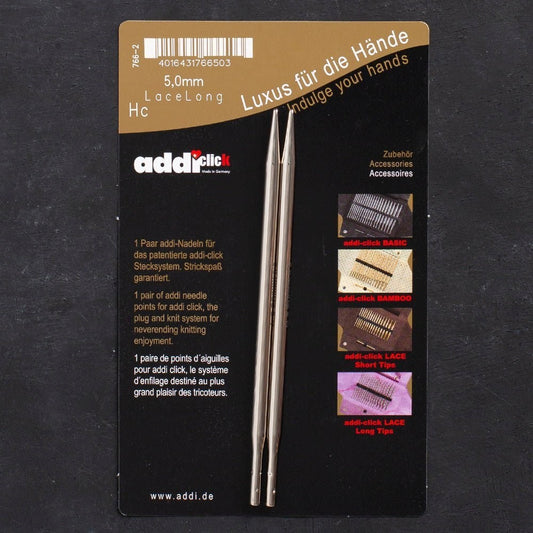 Addi Click Lace 5mm Değiştirilebilir Uzun Uçlu Dan - UcuzaGeliyor