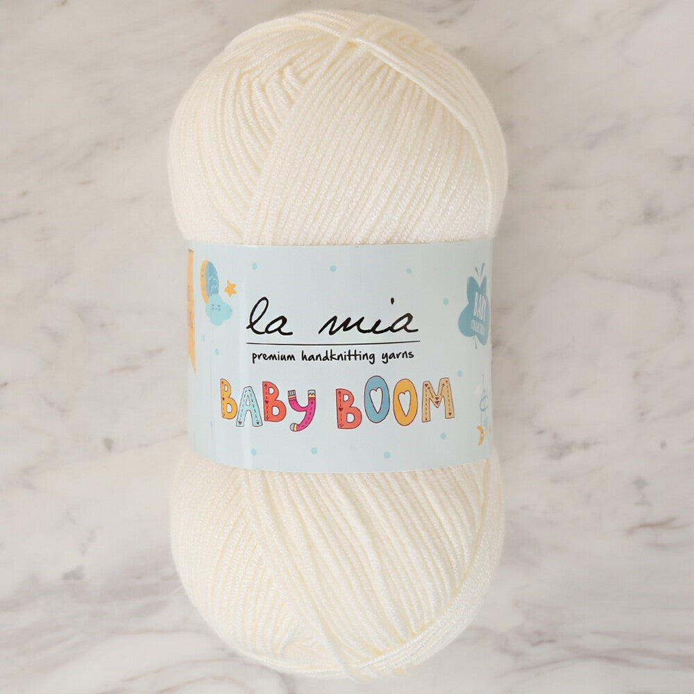 La Mia Baby Boom Ekru El Örgü İpi - 19 - 34116 - UcuzaGeliyor