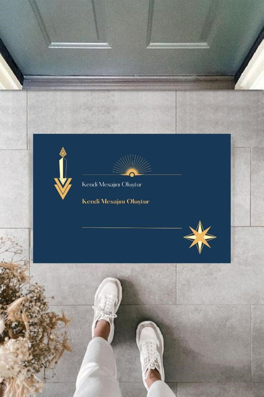 Dijital Baskı Kişiye Özel İç Kapı Dekorasyon Paspas  PS11209 - UcuzaGeliyor