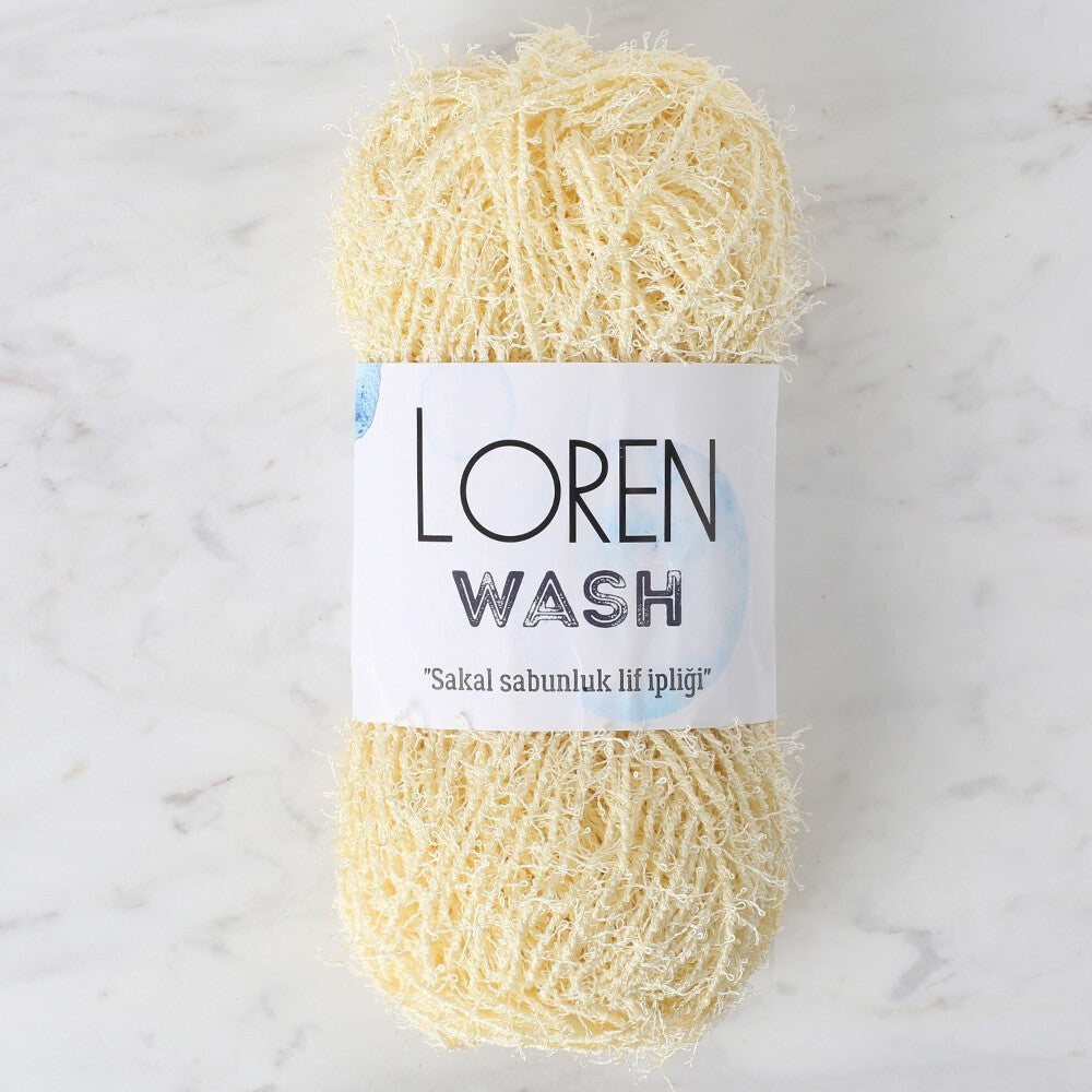 Loren Wash Açık Sarı El Örgü İpi - R083 - 34037 - UcuzaGeliyor